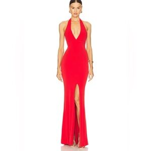 NOOKIE Illegal Red Halter Gown